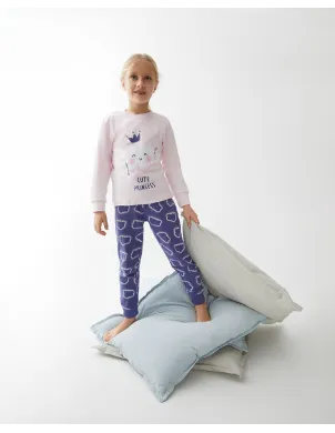 Pijama Infant M/L Niña Interlock Princess